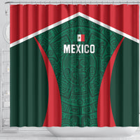 Mexico 2024 Football Shower Curtain El Tri Go Champion