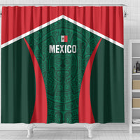 Mexico 2024 Football Shower Curtain El Tri Go Champion
