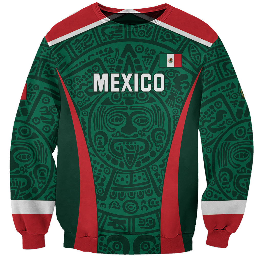 Personalized Mexico 2024 Football Sweatshirt El Tri Go Champion - Wonder Print Shop