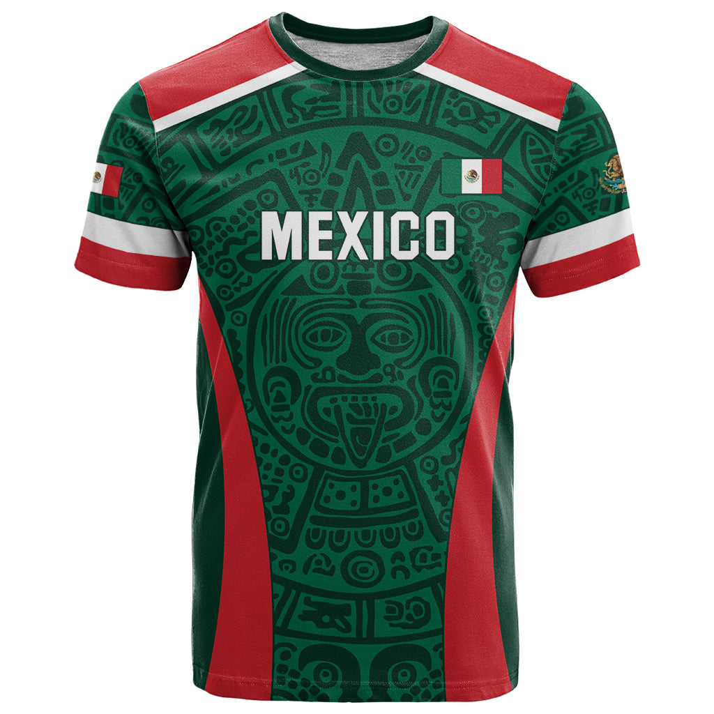 Personalized Mexico 2024 Football T Shirt El Tri Go Champion - Wonder Print Shop
