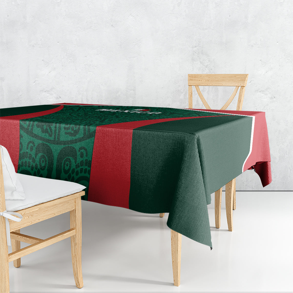 Mexico 2024 Football Tablecloth El Tri Go Champion - Wonder Print Shop