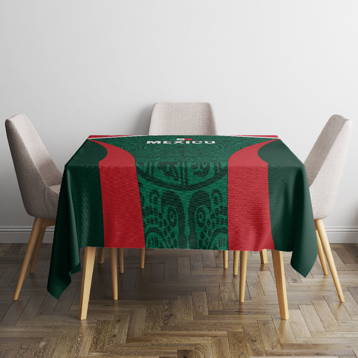 Mexico 2024 Football Tablecloth El Tri Go Champion - Wonder Print Shop