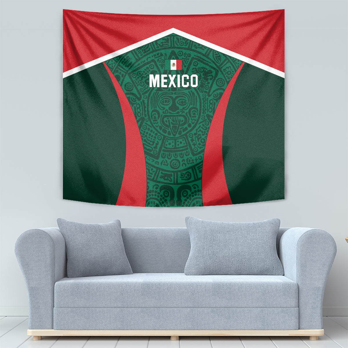Mexico 2024 Football Tapestry El Tri Go Champion - Wonder Print Shop