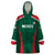 Personalized Mexico 2024 Football Wearable Blanket Hoodie El Tri Go Champion - Wonder Print Shop