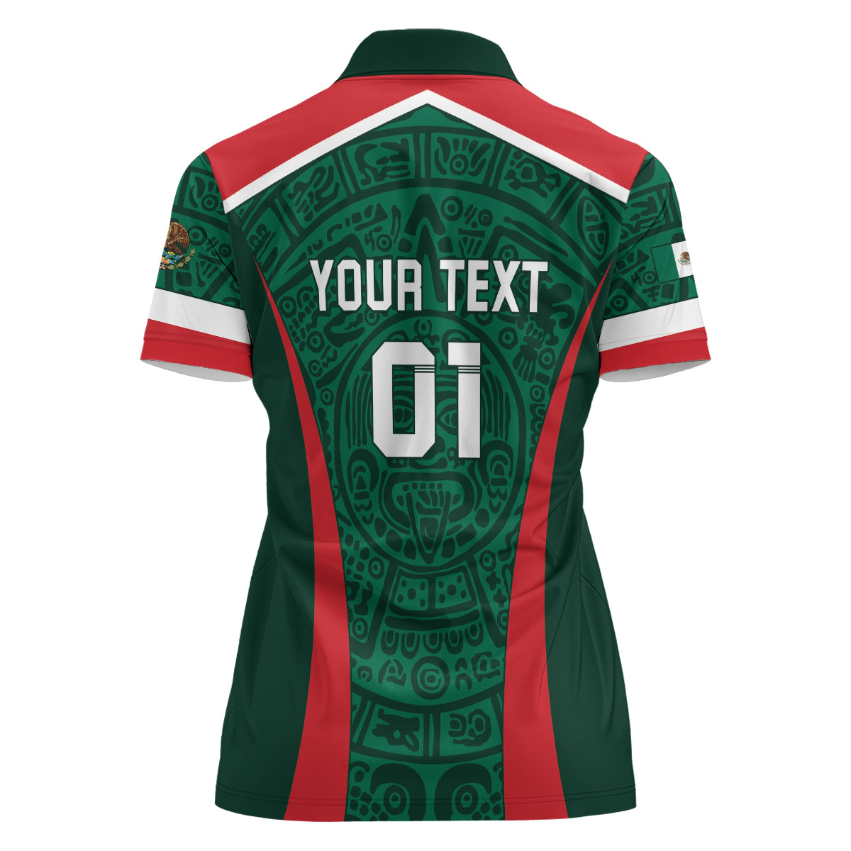 Personalized Mexico 2024 Football Women Polo Shirt El Tri Go Champion - Wonder Print Shop