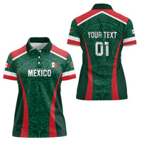 Personalized Mexico 2024 Football Women Polo Shirt El Tri Go Champion - Wonder Print Shop