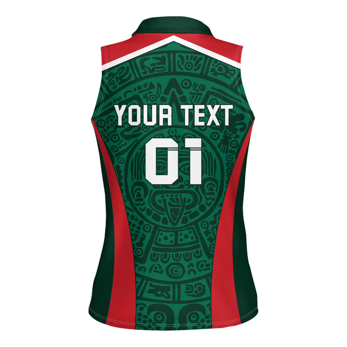 Personalized Mexico 2024 Football Women Sleeveless Polo Shirt El Tri Go Champion - Wonder Print Shop