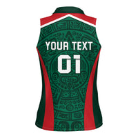 Personalized Mexico 2024 Football Women Sleeveless Polo Shirt El Tri Go Champion - Wonder Print Shop