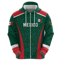 Personalized Mexico 2024 Football Zip Hoodie El Tri Go Champion - Wonder Print Shop