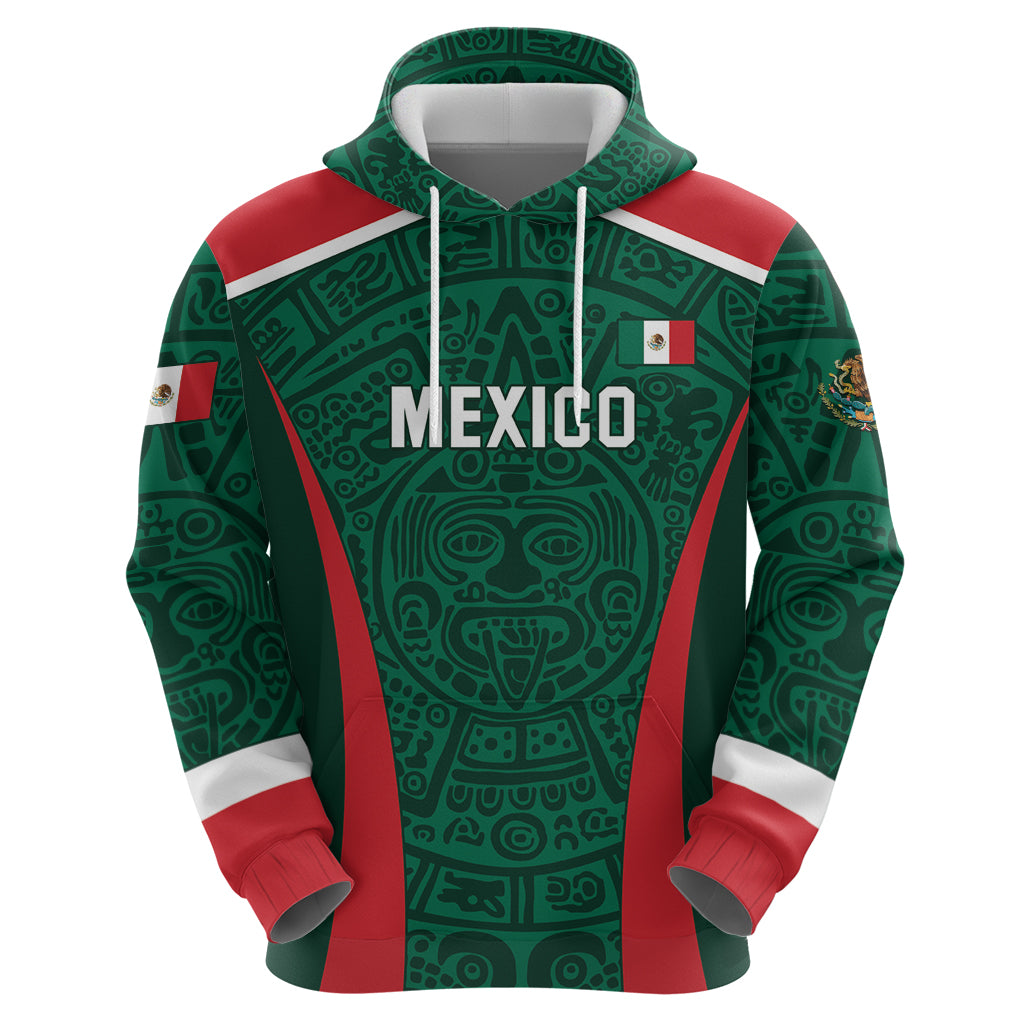 Personalized Mexico 2024 Football Zip Hoodie El Tri Go Champion - Wonder Print Shop