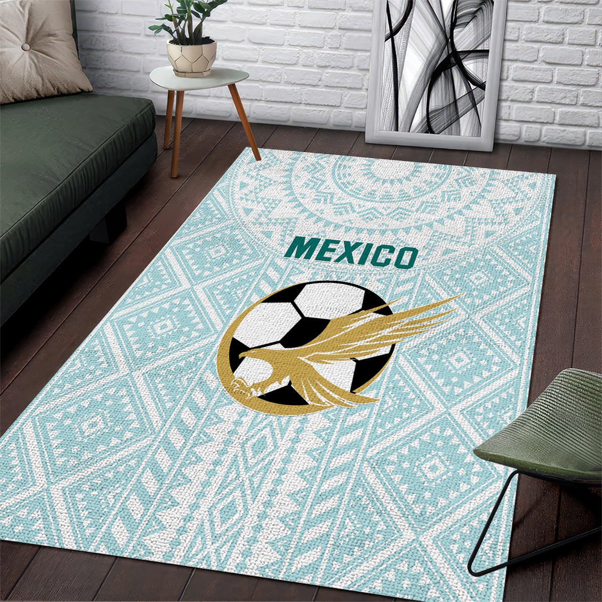 Mexico 2024 Football Area Rug El Tri Special Version - Wonder Print Shop