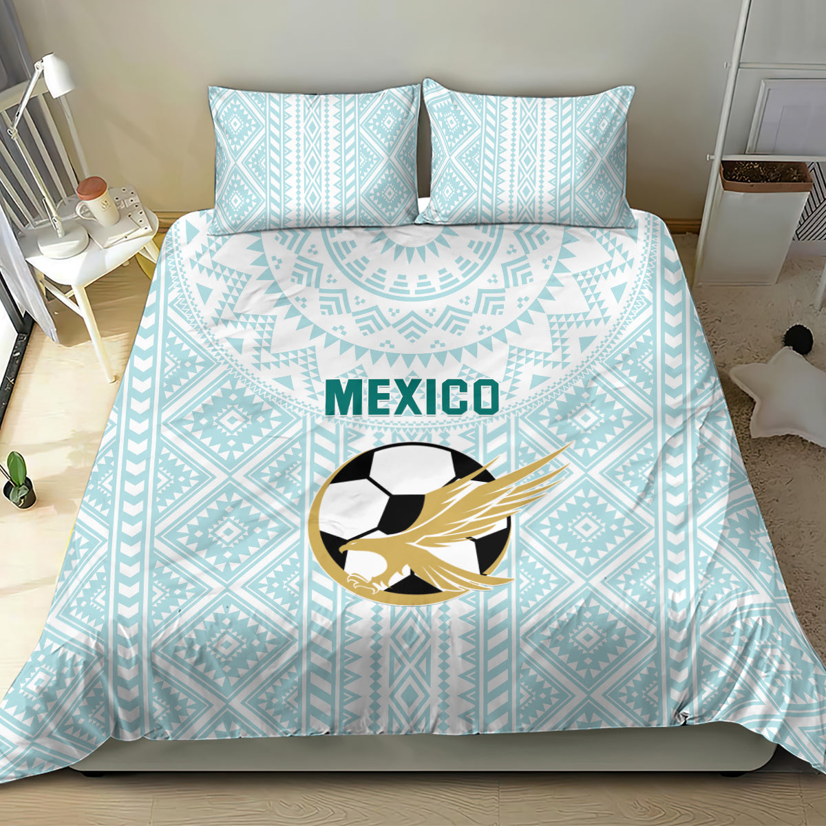 Mexico 2024 Football Bedding Set El Tri Special Version - Wonder Print Shop