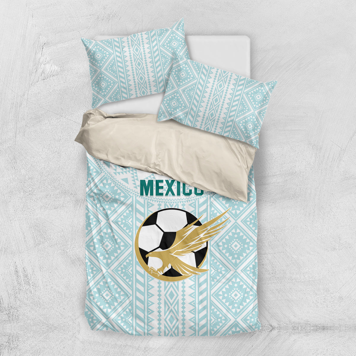 Mexico 2024 Football Bedding Set El Tri Special Version - Wonder Print Shop