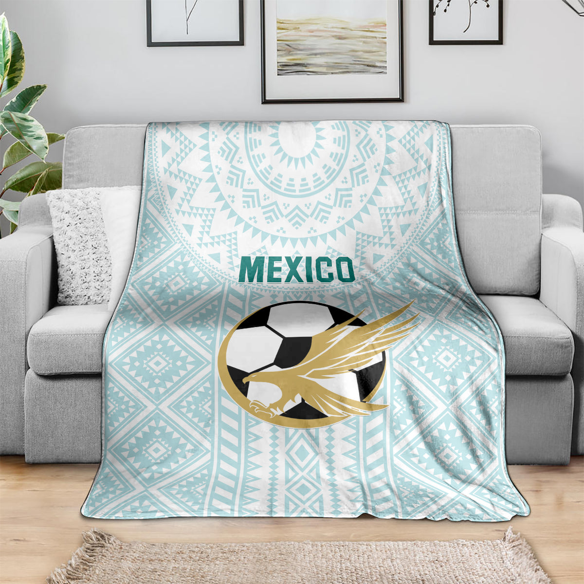 Mexico 2024 Football Blanket El Tri Special Version