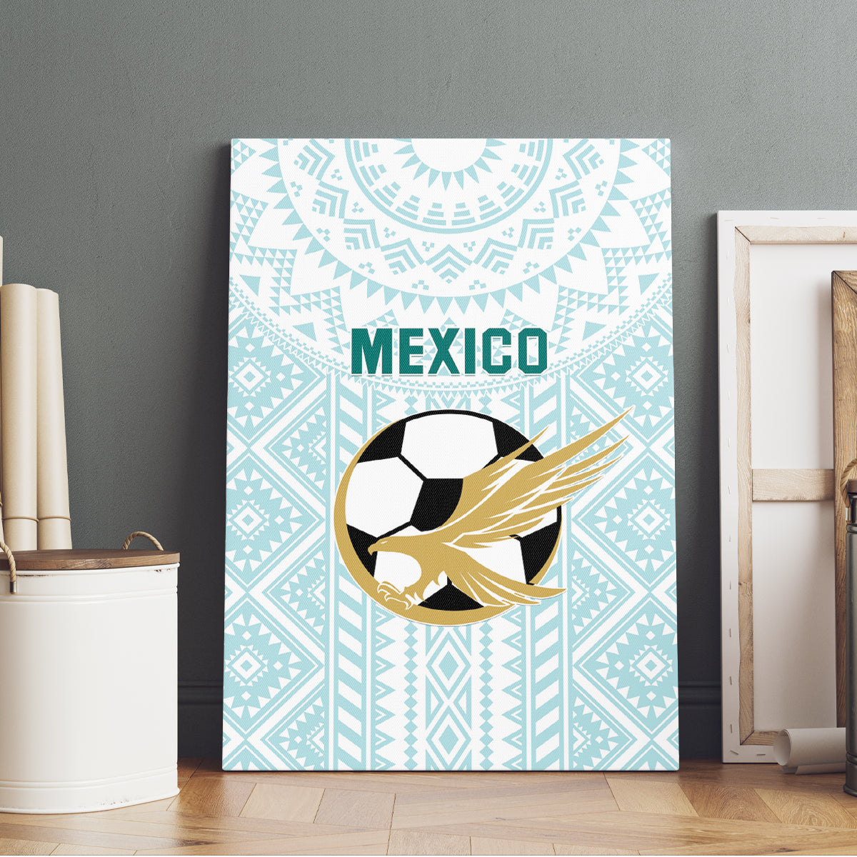 Mexico 2024 Football Canvas Wall Art El Tri Special Version - Wonder Print Shop