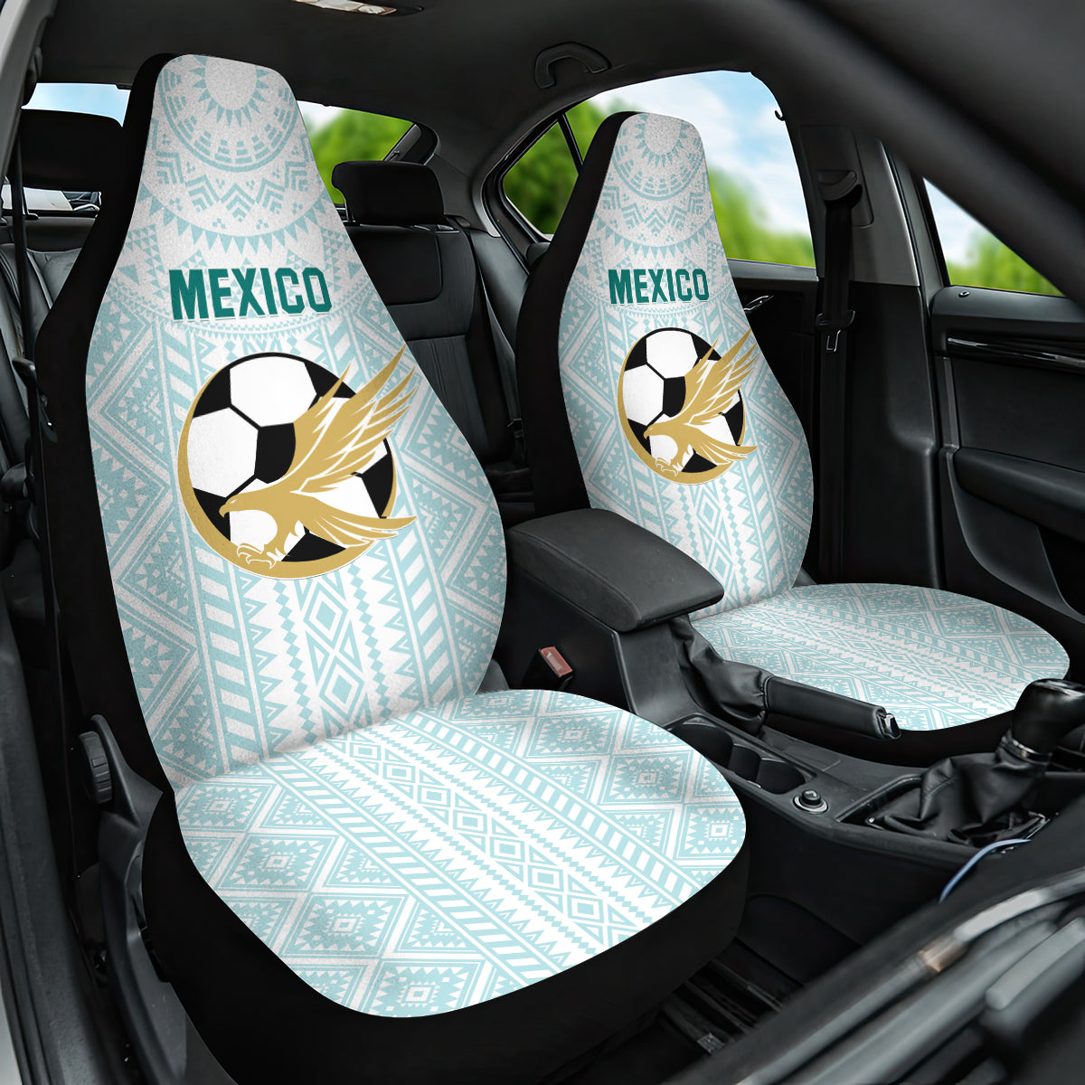 Mexico 2024 Football Car Seat Cover El Tri Special Version - Wonder Print Shop