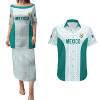 Personalized Mexico 2024 Football Couples Matching Puletasi and Hawaiian Shirt El Tri Special Version - Wonder Print Shop