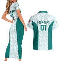 Personalized Mexico 2024 Football Couples Matching Short Sleeve Bodycon Dress and Hawaiian Shirt El Tri Special Version - Wonder Print Shop