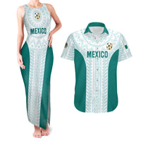 Personalized Mexico 2024 Football Couples Matching Tank Maxi Dress and Hawaiian Shirt El Tri Special Version - Wonder Print Shop