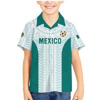 Personalized Mexico 2024 Football Family Matching Mermaid Dress and Hawaiian Shirt El Tri Special Version - Wonder Print Shop