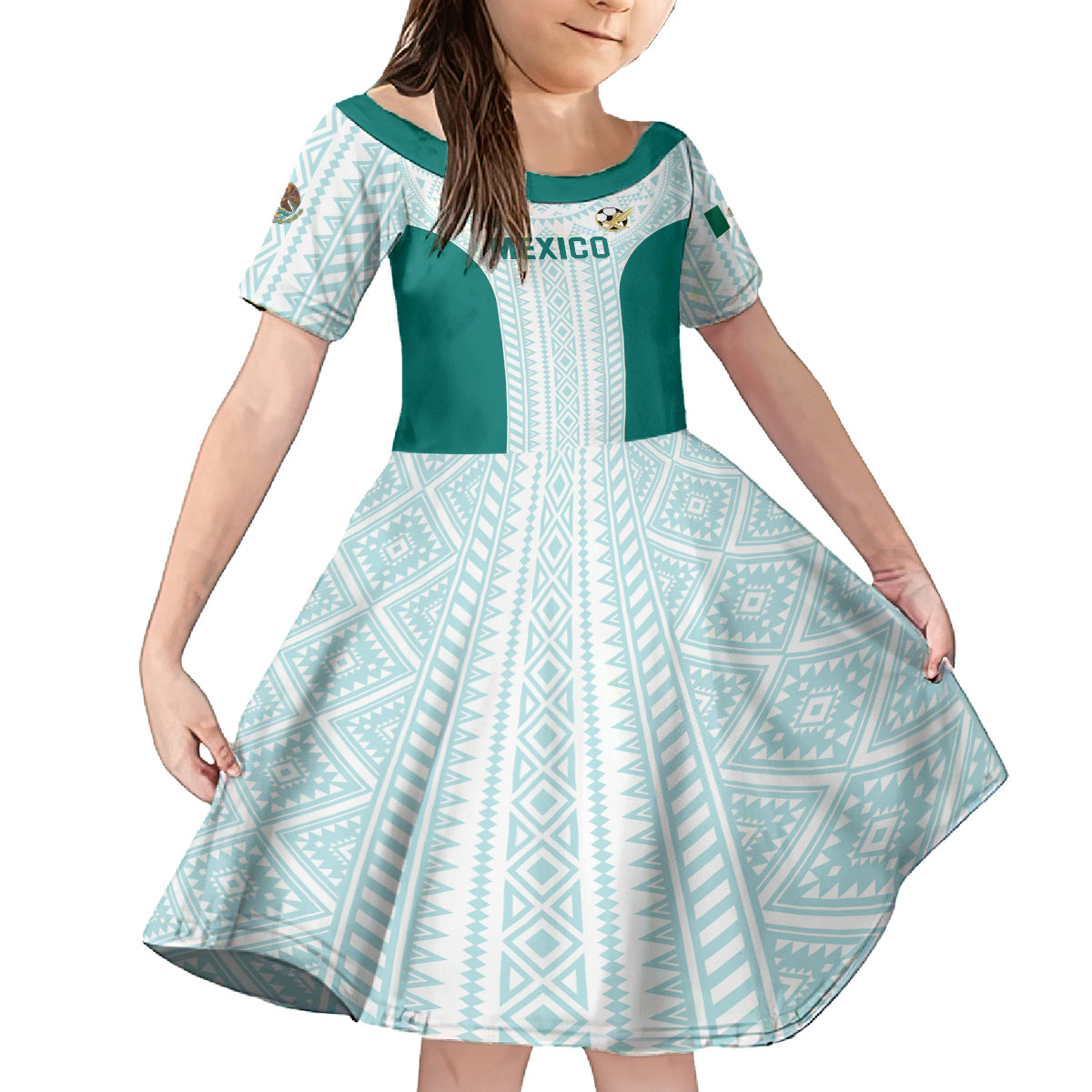 Personalized Mexico 2024 Football Family Matching Summer Maxi Dress and Hawaiian Shirt El Tri Special Version - Wonder Print Shop