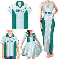 Personalized Mexico 2024 Football Family Matching Tank Maxi Dress and Hawaiian Shirt El Tri Special Version - Wonder Print Shop
