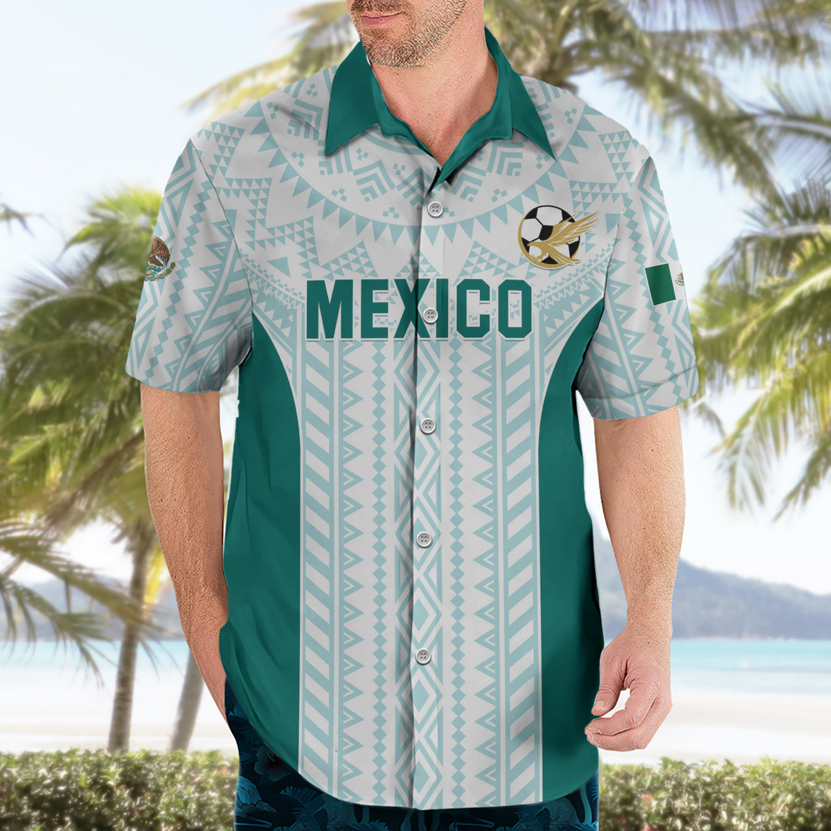 Personalized Mexico 2024 Football Hawaiian Shirt El Tri Special Version - Wonder Print Shop