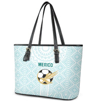 Mexico 2024 Football Leather Tote Bag El Tri Special Version - Wonder Print Shop