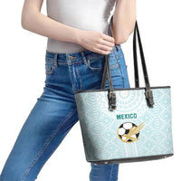 Mexico 2024 Football Leather Tote Bag El Tri Special Version - Wonder Print Shop