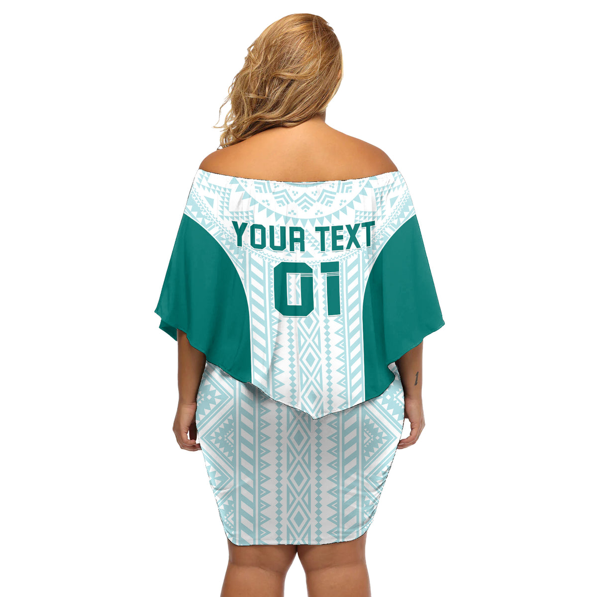 Personalized Mexico 2024 Football Off Shoulder Short Dress El Tri Special Version - Wonder Print Shop