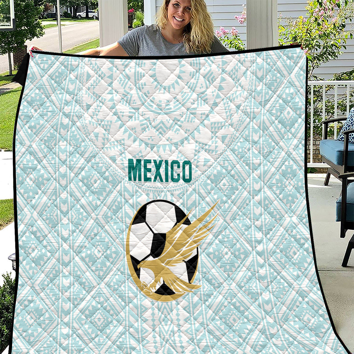 Mexico 2024 Football Quilt El Tri Special Version - Wonder Print Shop