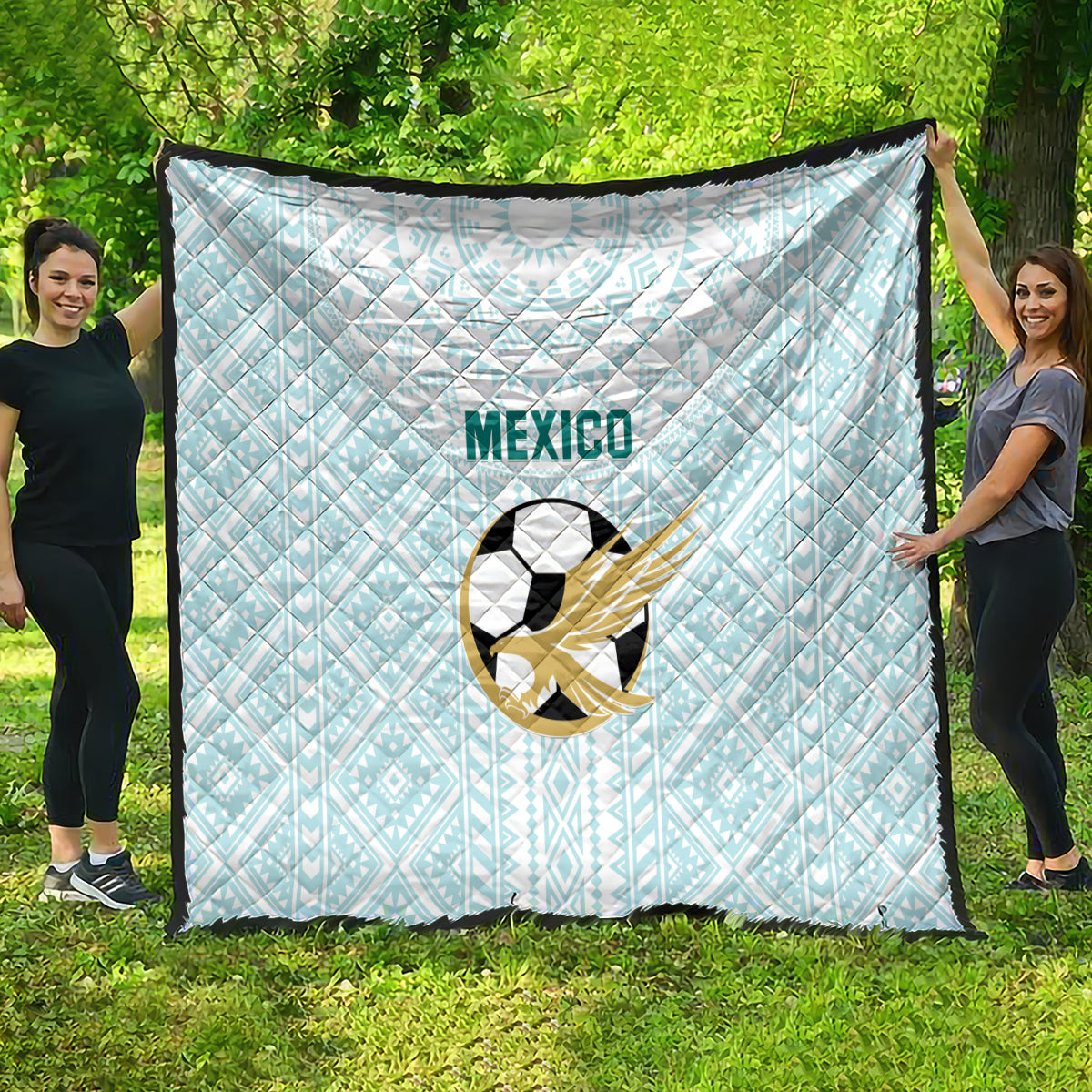 Mexico 2024 Football Quilt El Tri Special Version - Wonder Print Shop