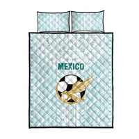 Mexico 2024 Football Quilt Bed Set El Tri Special Version - Wonder Print Shop