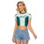 Personalized Mexico 2024 Football Raglan Cropped T Shirt El Tri Special Version - Wonder Print Shop