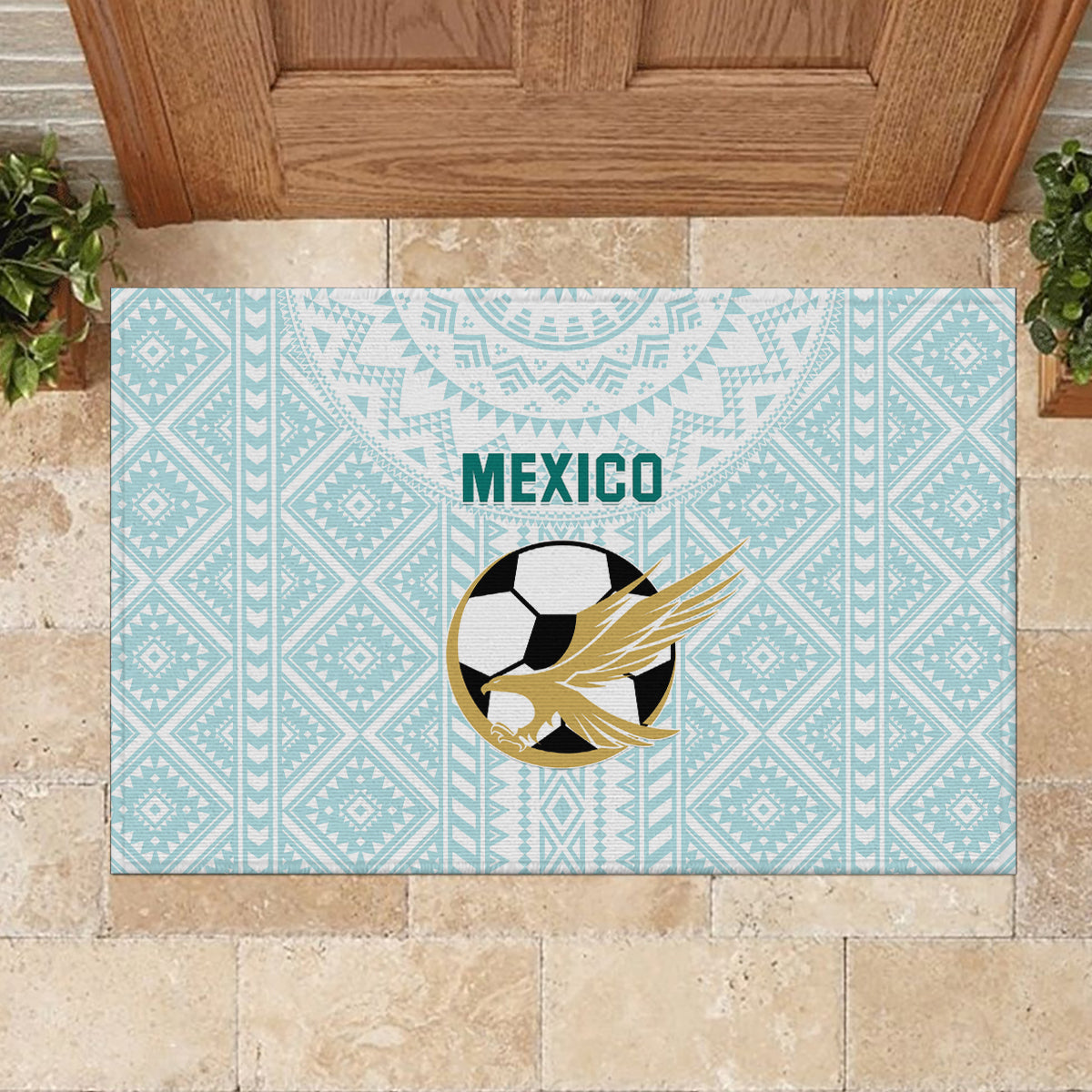 Mexico 2024 Football Rubber Doormat El Tri Special Version - Wonder Print Shop