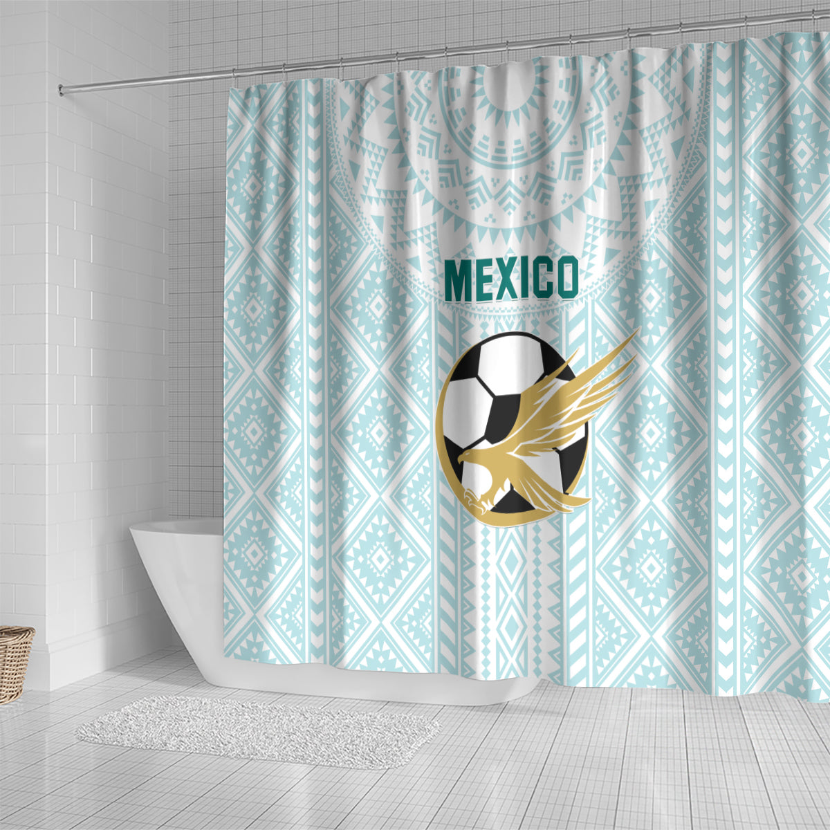Mexico 2024 Football Shower Curtain El Tri Special Version