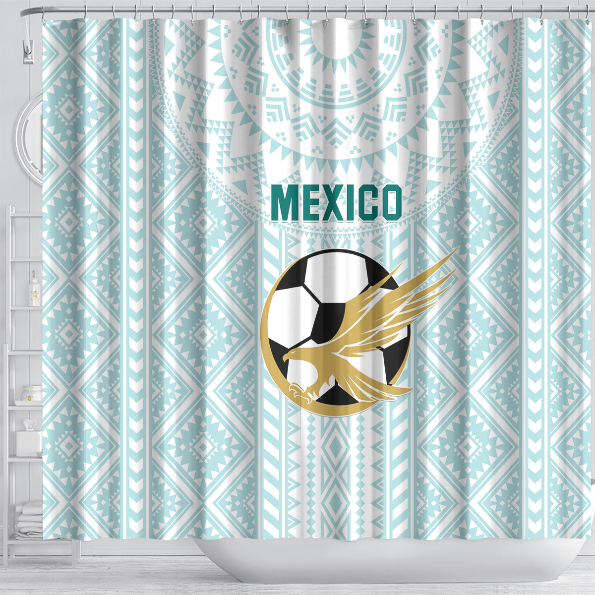 Mexico 2024 Football Shower Curtain El Tri Special Version