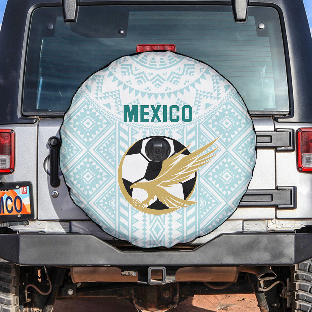Mexico 2024 Football Spare Tire Cover El Tri Special Version