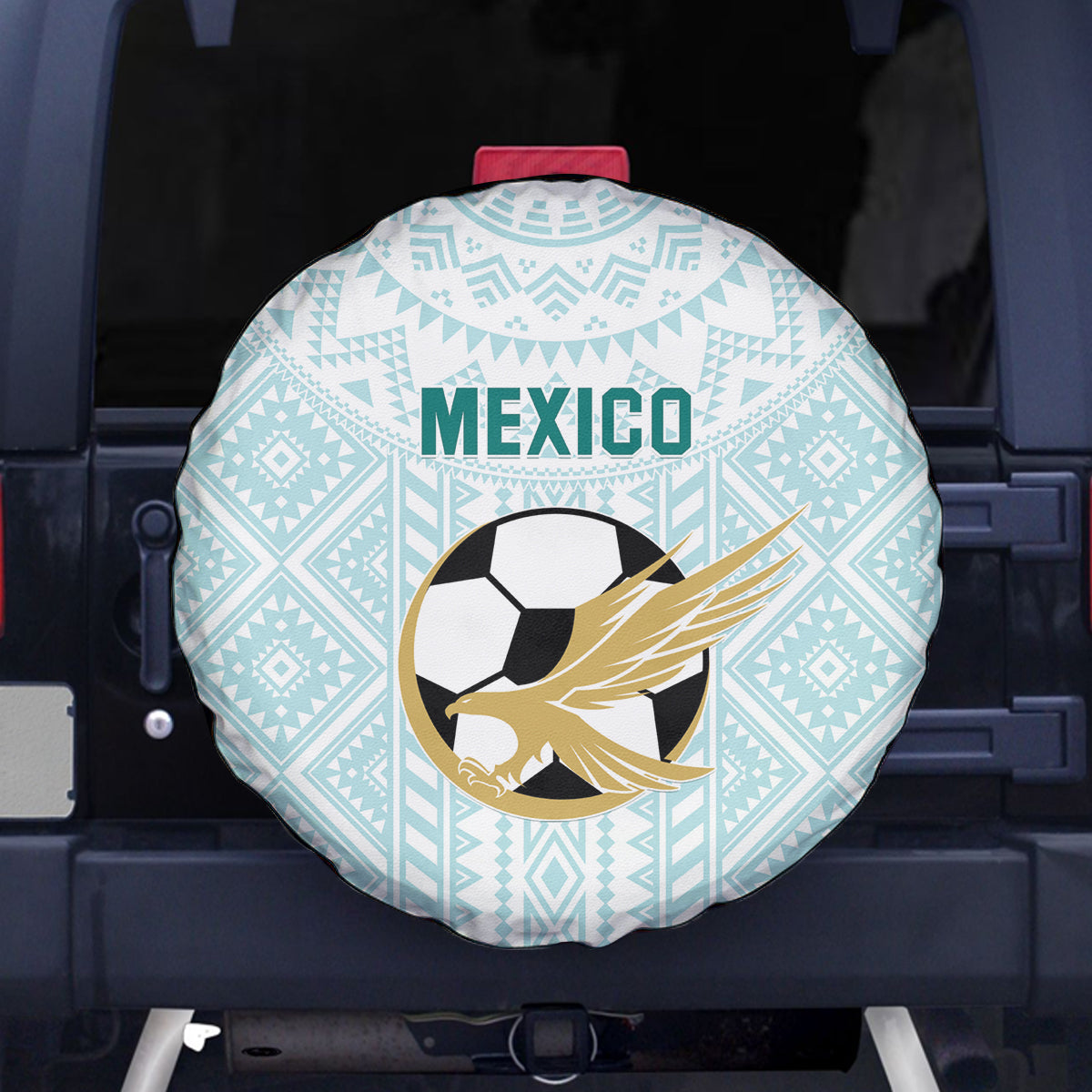 Mexico 2024 Football Spare Tire Cover El Tri Special Version - Wonder Print Shop