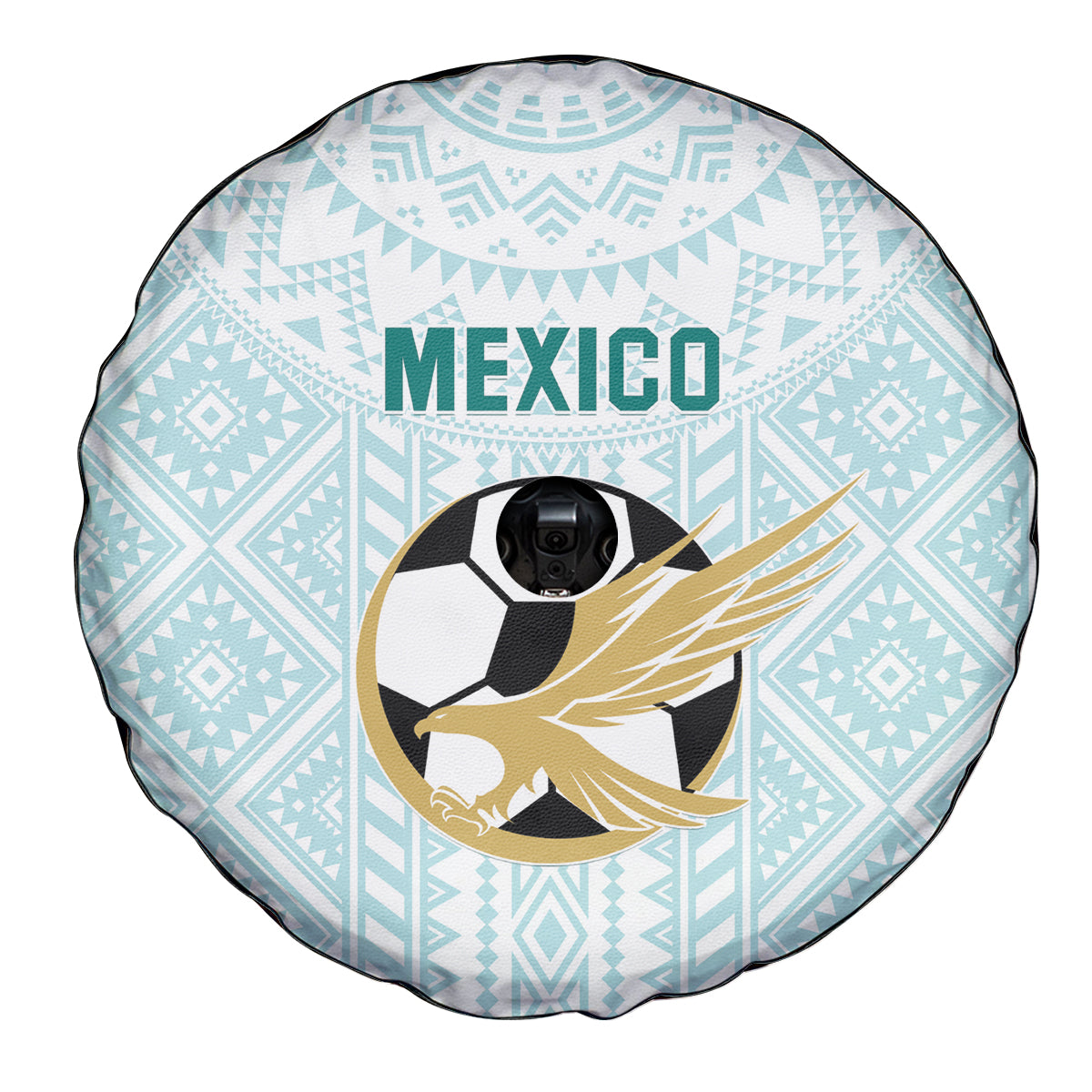 Mexico 2024 Football Spare Tire Cover El Tri Special Version - Wonder Print Shop