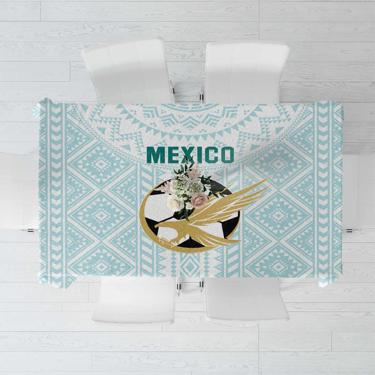 Mexico 2024 Football Tablecloth El Tri Special Version - Wonder Print Shop