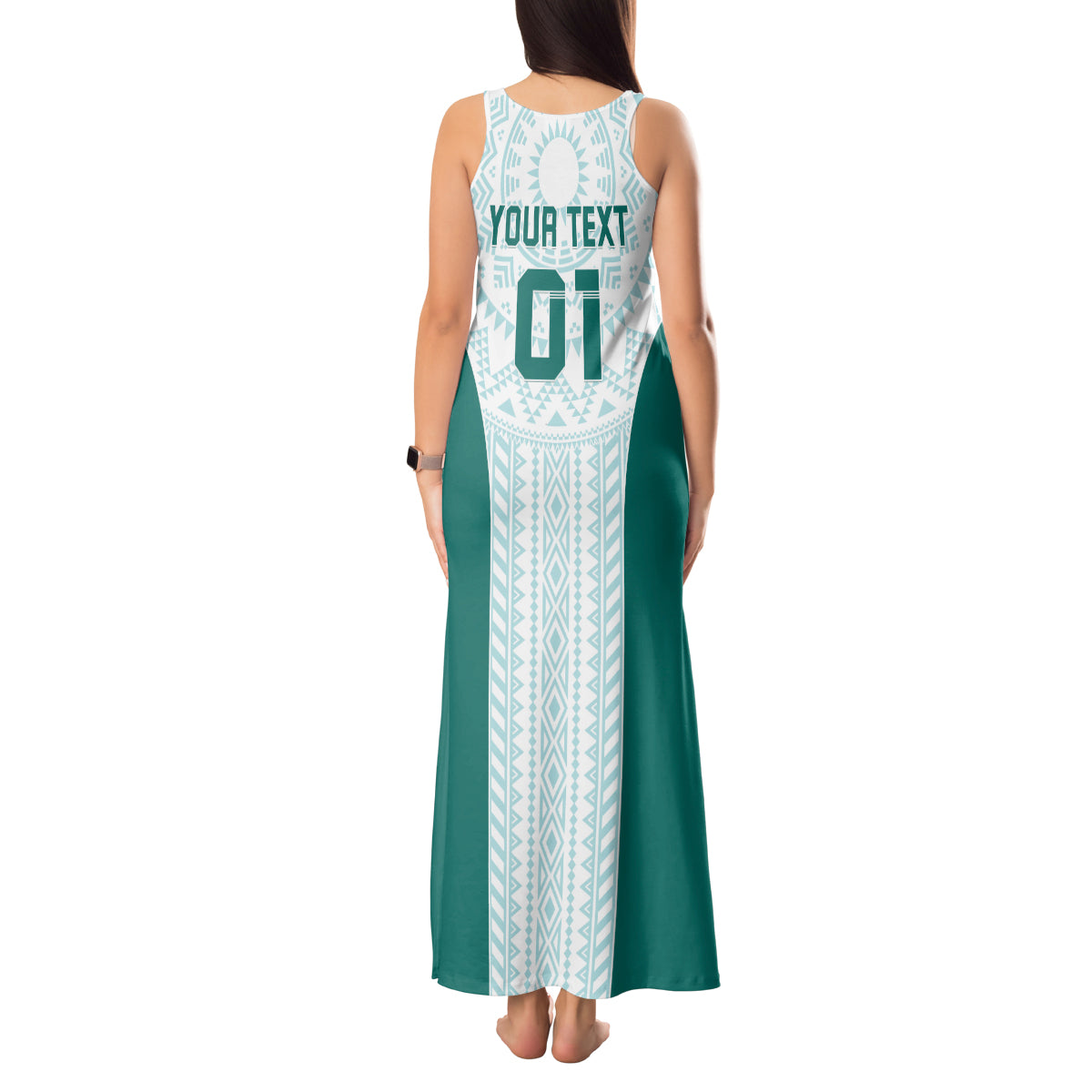 Personalized Mexico 2024 Football Tank Maxi Dress El Tri Special Version - Wonder Print Shop