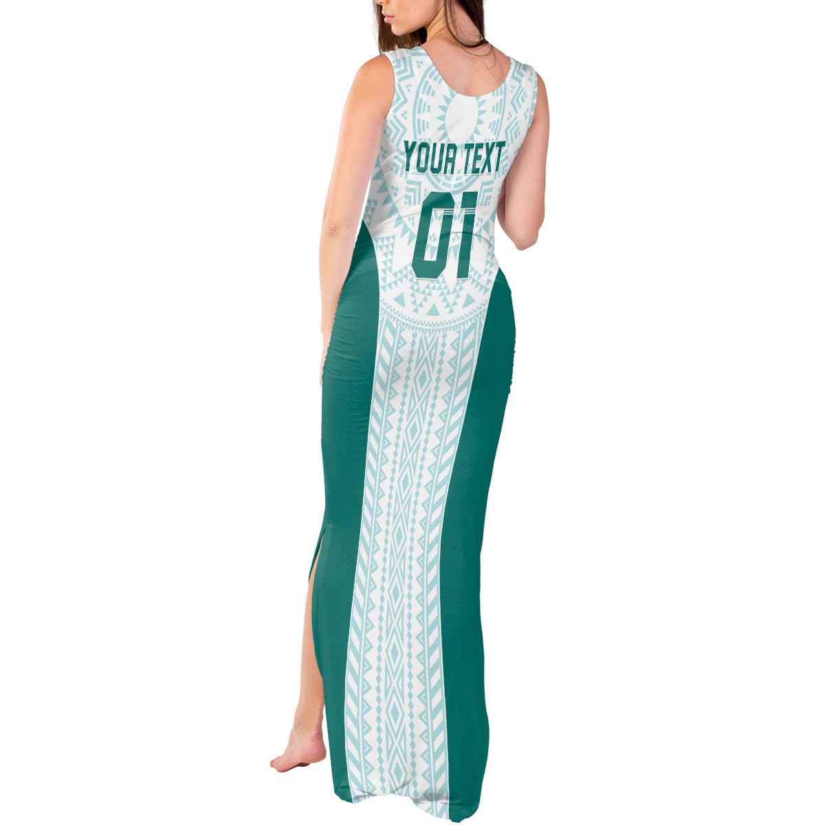 Personalized Mexico 2024 Football Tank Maxi Dress El Tri Special Version - Wonder Print Shop