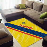 Ecuador 2024 Football Area Rug Come On La Tri - Wonder Print Shop