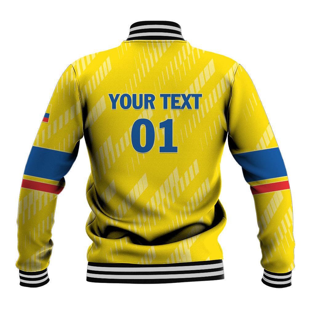 Personalized Ecuador 2024 Football Baseball Jacket Come On La Tri - Wonder Print Shop