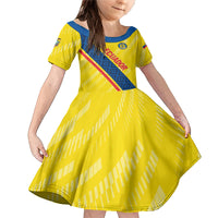 Personalized Ecuador 2024 Football Family Matching Mermaid Dress and Hawaiian Shirt Come On La Tri - Wonder Print Shop