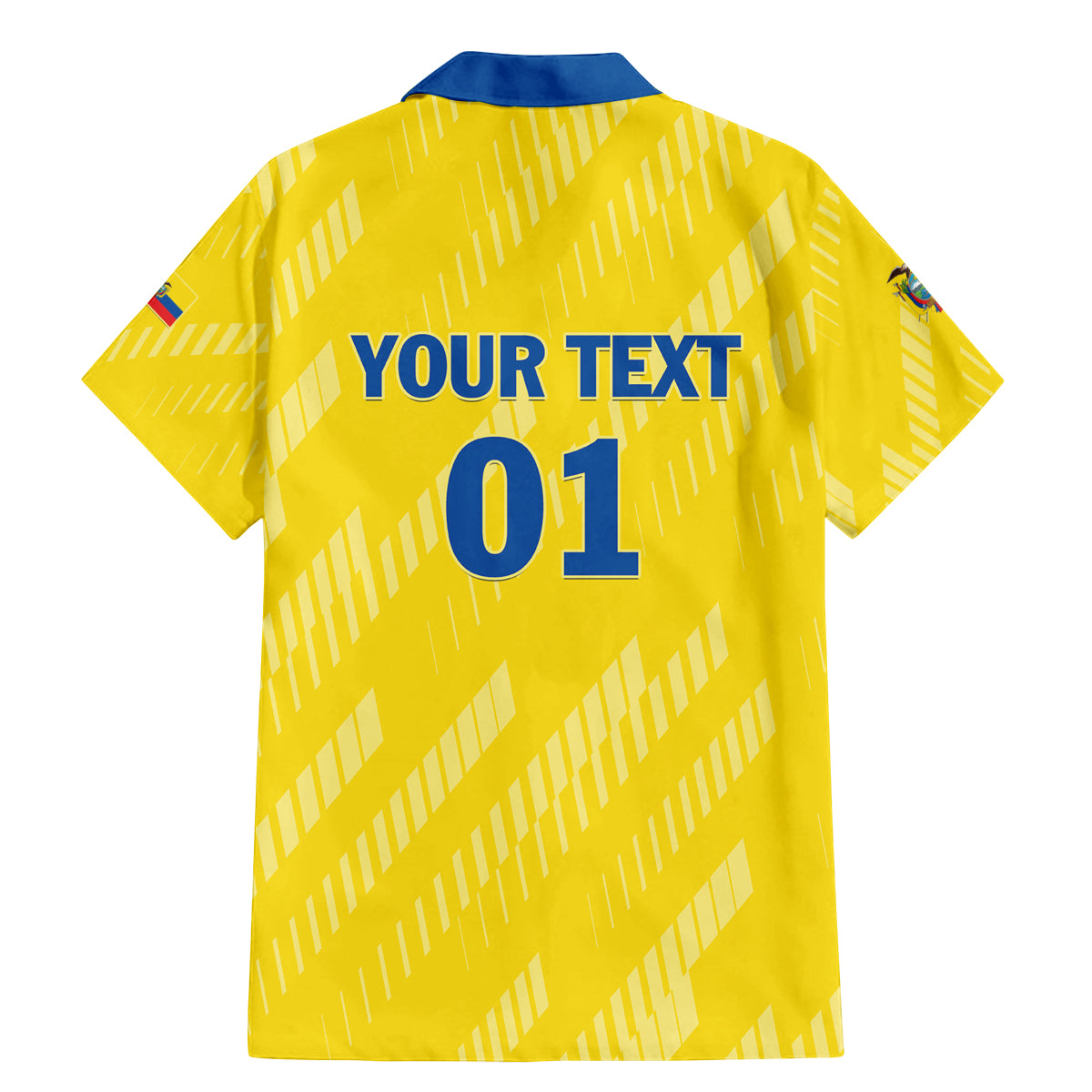 Personalized Ecuador 2024 Football Family Matching Mermaid Dress and Hawaiian Shirt Come On La Tri - Wonder Print Shop