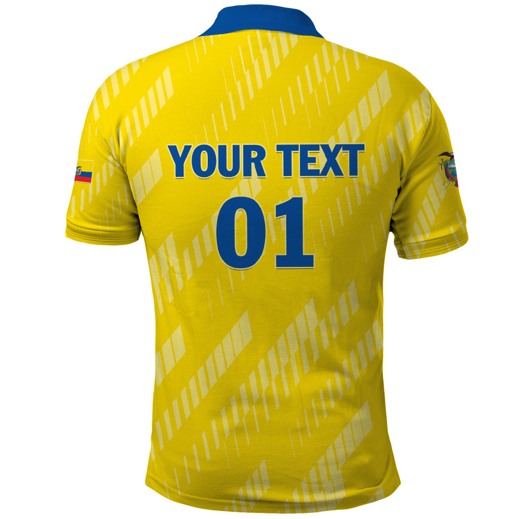 Personalized Ecuador 2024 Football Polo Shirt Come On La Tri - Wonder Print Shop