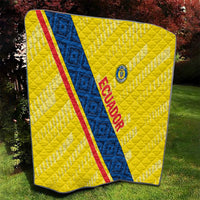 Ecuador 2024 Football Quilt Come On La Tri - Wonder Print Shop