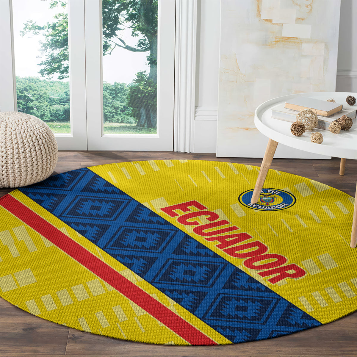 Ecuador 2024 Football Round Carpet Come On La Tri